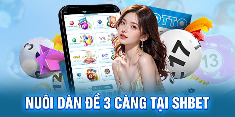 Nuôi dàn đề 3 càng tại SHBET